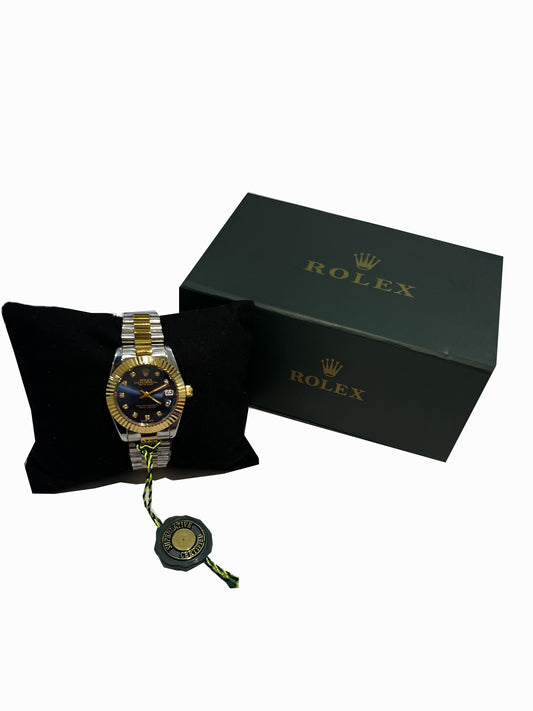 Rolex Female Datejust – Blue Dial Two-Tone Jubilee Bracelet