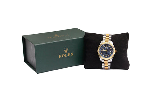 Rolex Datejust – Blue Dial Two-Tone oyster bracelet