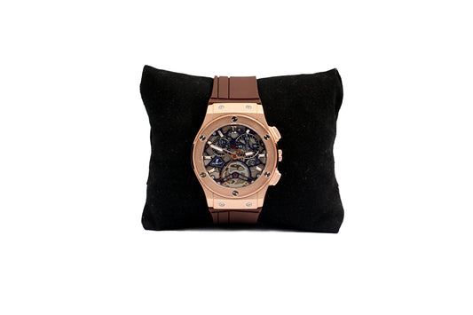 Hublot King Gold Classic Fusion – Skeleton Dial Luxury Timepiece