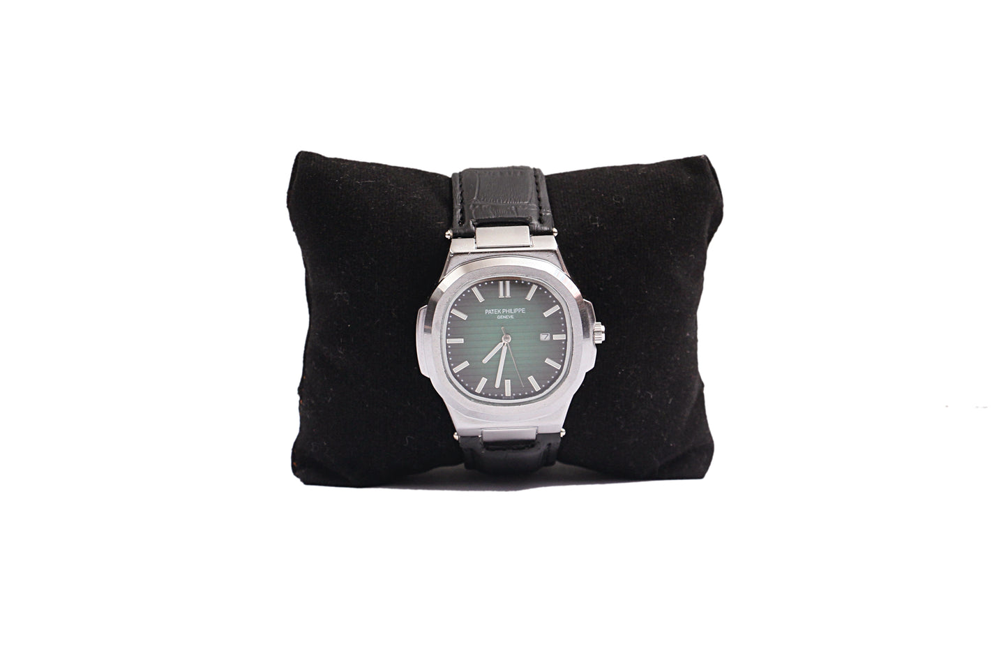 Patek Philippe Nautilus with Green Dial & Butterfly Lock