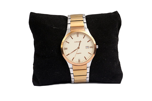 Citizen Two-Tone Sapphire Collection – Champagne Dial