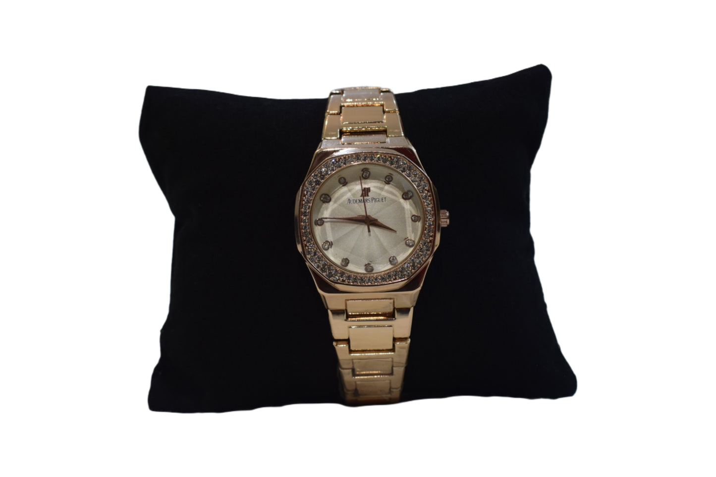 Audemars Piguet Royal Oak – Rose Gold with Crystal Bezel