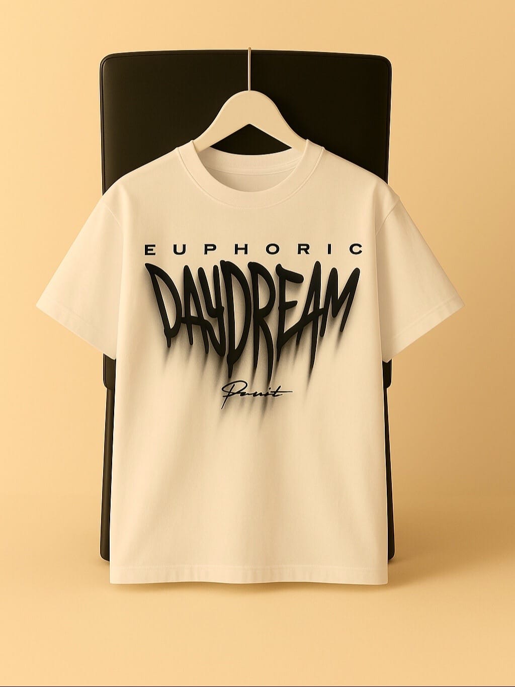 Retro Positive Vibes Tee-Drop Shoulder