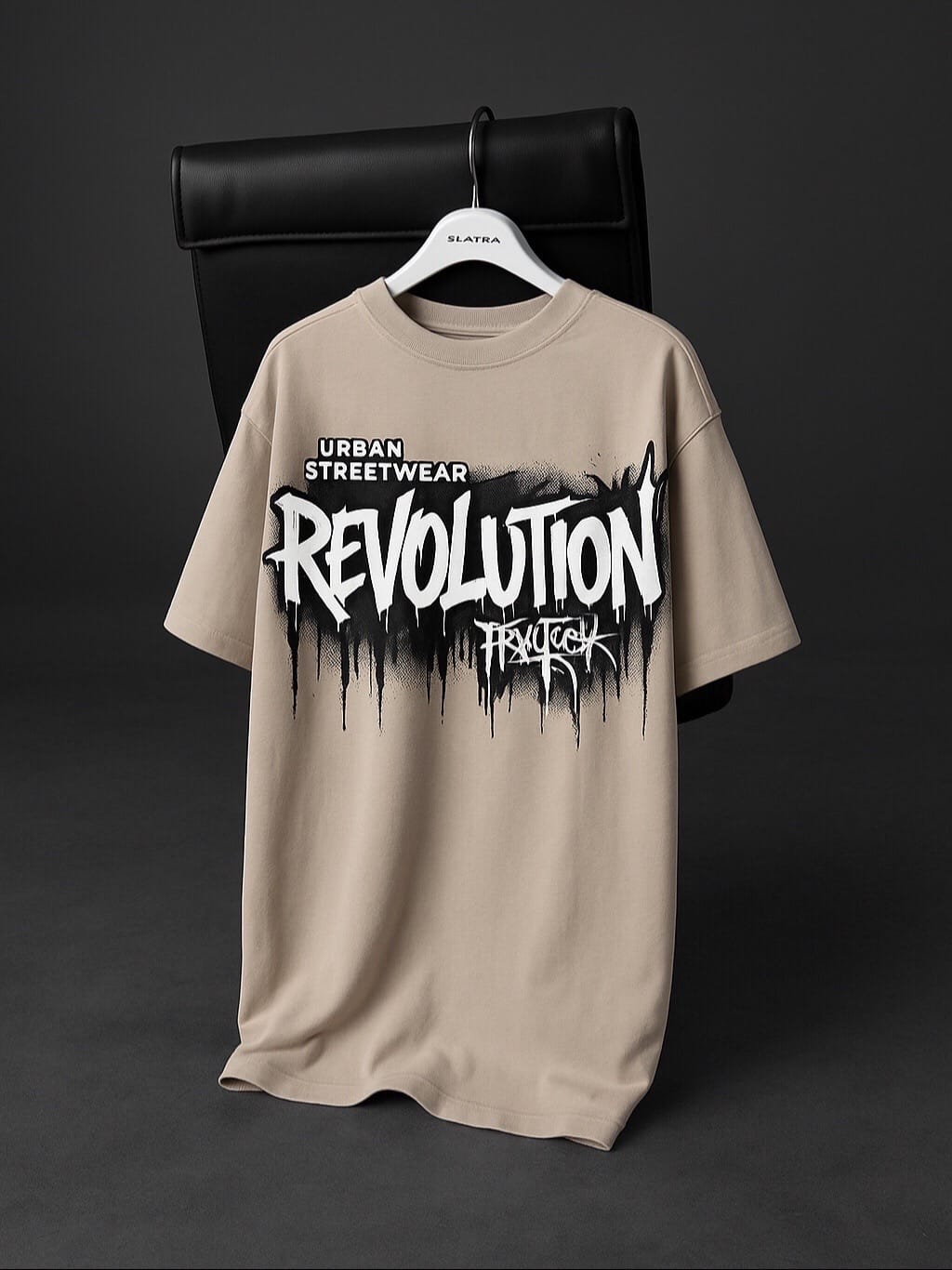 Retro Positive Vibes Tee-Drop Shoulder