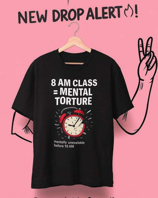 Hardworking Students Tee-Drop Shoulder Customized