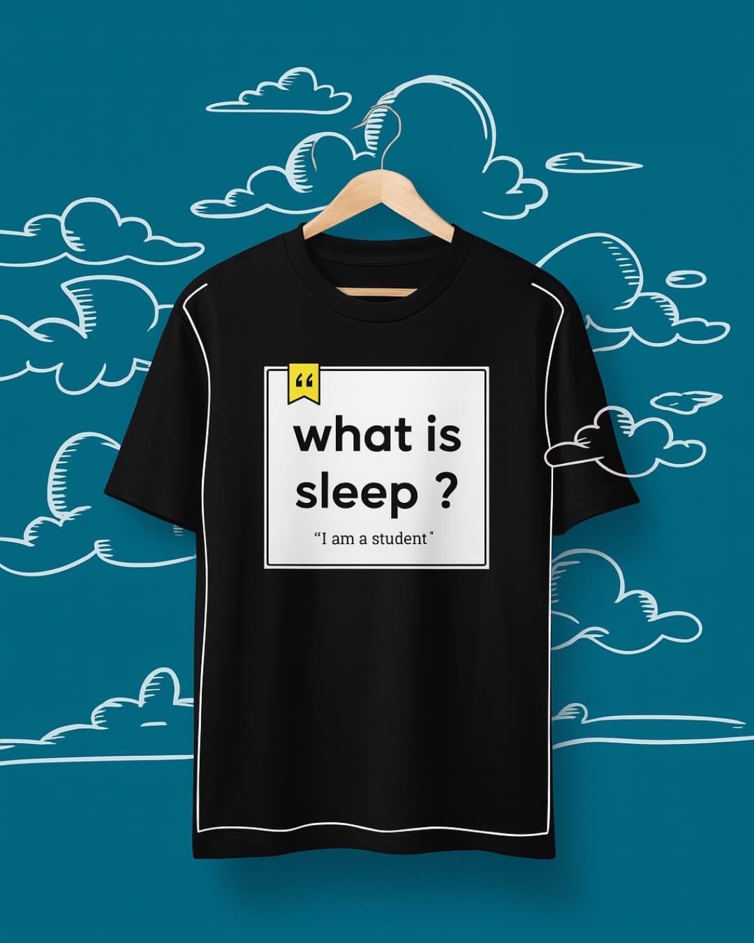 Hardworking Students Tee-Drop Shoulder Customized