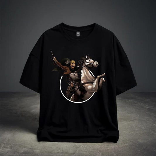 Commander T-Shirt – Oversized Black Tee