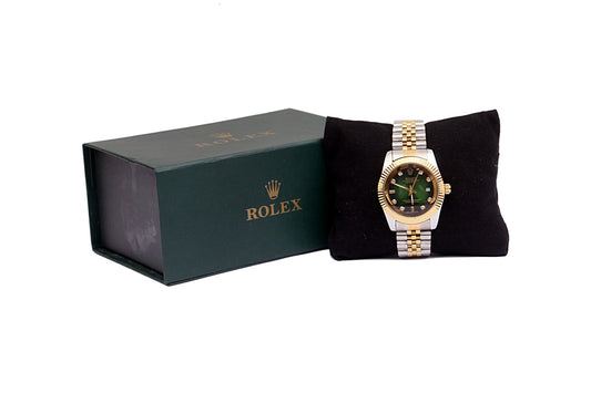 Rolex Datejust – Green Dial Two-Tone Jubilee Bracelet