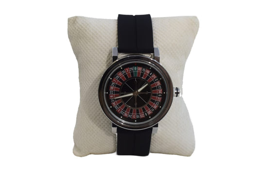 KEGIO Waterproof Spinning Roulette Dial Watch – Black Edition